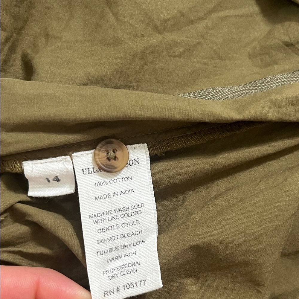 Ulla Johnson High Waist Olive Shorts - Picture 10 of 11